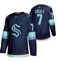 Men Seattle 7 Kraken Jordan Eberle 2022 Home Navy Jersey