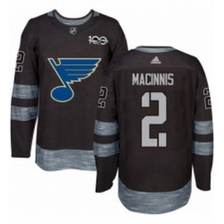 Mens Adidas St Louis Blues 2 Al Macinnis Authentic Black 1917 2017 100th Anniversary NHL Jersey  Mens Adidas St Louis Blues 2 Al Macinnis Authentic Black 1917 2017 100th Anniversary NHL Jersey