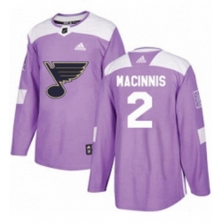 Mens Adidas St Louis Blues 2 Al Macinnis Authentic Purple Fights Cancer Practice NHL Jersey  Mens Adidas St Louis Blues 2 Al Macinnis Authentic Purple Fights Cancer Practice NHL Jersey