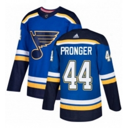 Mens Adidas St Louis Blues 44 Chris Pronger Premier Royal Blue Home NHL Jersey  Mens Adidas St Louis Blues 44 Chris Pronger Premier Royal Blue Home NHL Jersey