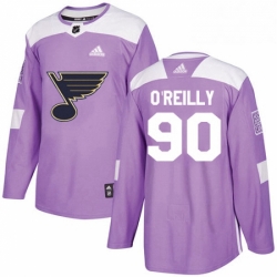 Mens Adidas St Louis Blues 90 Ryan OReilly Authentic Purple Fights Cancer Practice NHL Jerse Mens Adidas St Louis Blues 90 Ryan OReilly Authentic Purple Fights Cancer Practice NHL Jerse