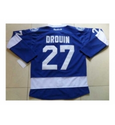 NHL Jerseys Tampa Bay Lightning #27 Drouin Blue Jerseys