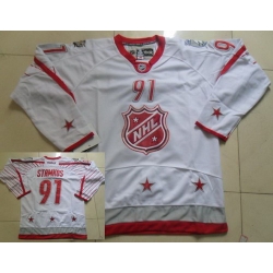 Tampa Bay Lightning 91 Steven Stamkos White 2012 All Star NHL Jerseys