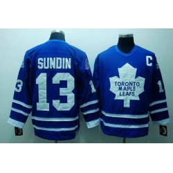 Maple Leafs #13 Mats Sundin Stitched Blue CCM Throwback NHL Jersey Maple Leafs #13 Mats Sundin Stitched Blue CCM Throwback NHL Jersey
