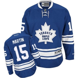Maple Leafs #15 Matt Martin Blue Alternate Stitched NHL Jersey Maple Leafs #15 Matt Martin Blue Alternate Stitched NHL Jersey