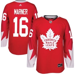 Maple Leafs #16 Mitchell Marner Red Alternate Stitched NHL Jersey Maple Leafs #16 Mitchell Marner Red Alternate Stitched NHL Jersey
