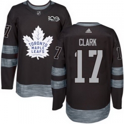 Maple Leafs #17 Wendel Clark Black 1917 2017 100th Anniversary Stitched NHL Jersey Maple Leafs #17 Wendel Clark Black 1917 2017 100th Anniversary Stitched NHL Jersey