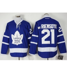 Maple Leafs #21 James Van Riemsdyk Blue New Stitched NHL Jersey