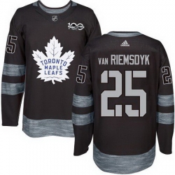 Maple Leafs #25 James Van Riemsdyk Black 1917 2017 100th Anniversary Stitched NHL Jersey Maple Leafs #25 James Van Riemsdyk Black 1917 2017 100th Anniversary Stitched NHL Jersey