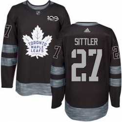 Maple Leafs #27 Darryl Sittler Black 1917 2017 100th Anniversary Stitched NHL Jersey Maple Leafs #27 Darryl Sittler Black 1917 2017 100th Anniversary Stitched NHL Jersey