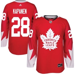 Maple Leafs #28 Kasperi Kapanen Red Alternate Stitched NHL Jersey Maple Leafs #28 Kasperi Kapanen Red Alternate Stitched NHL Jersey
