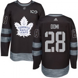 Maple Leafs #28 Tie Domi Black 1917 2017 100th Anniversary Stitched NHL Jersey Maple Leafs #28 Tie Domi Black 1917 2017 100th Anniversary Stitched NHL Jersey