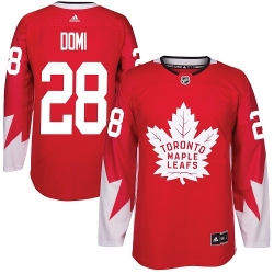 Maple Leafs #28 Tie Domi Red Alternate Stitched NHL Jersey Maple Leafs #28 Tie Domi Red Alternate Stitched NHL Jersey