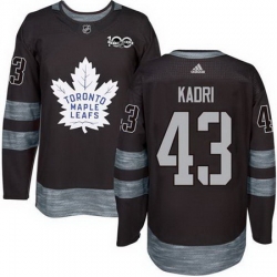 Maple Leafs #43 Nazem Kadri Black 1917 2017 100th Anniversary Stitched NHL Jersey Maple Leafs #43 Nazem Kadri Black 1917 2017 100th Anniversary Stitched NHL Jersey