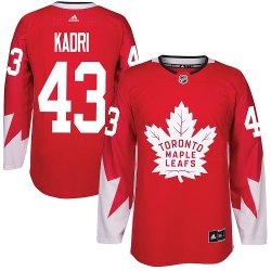 Maple Leafs #43 Nazem Kadri Red Alternate Stitched NHL Jersey Maple Leafs #43 Nazem Kadri Red Alternate Stitched NHL Jersey