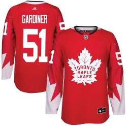 Maple Leafs #51 Jake Gardiner Red Alternate Stitched NHL Jersey Maple Leafs #51 Jake Gardiner Red Alternate Stitched NHL Jersey
