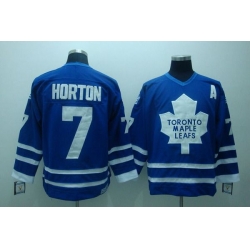 Maple Leafs #7 Tim Horton Stitched Blue CCM Throwback NHL Jersey Maple Leafs #7 Tim Horton Stitched Blue CCM Throwback NHL Jersey