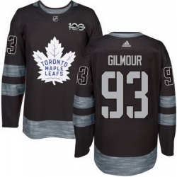 Maple Leafs #93 Doug Gilmour Black 1917 2017 100th Anniversary Stitched NHL Jersey Maple Leafs #93 Doug Gilmour Black 1917 2017 100th Anniversary Stitched NHL Jersey