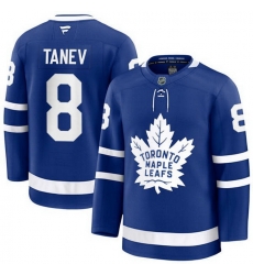 Men Toronto Maple Leafs  8 Christopher Tanev Fanatics Home Blue Premium Player Jersey