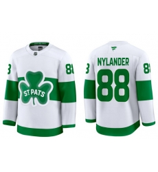 Men Toronto Maple Leafs William Nylander 88 White St Patricks Authentic Jersey