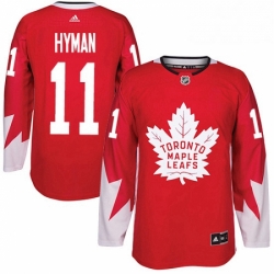 Mens Adidas Toronto Maple Leafs 11 Zach Hyman Premier Red Alternate NHL Jersey  Mens Adidas Toronto Maple Leafs 11 Zach Hyman Premier Red Alternate NHL Jersey