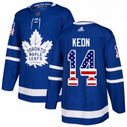 Mens Adidas Toronto Maple Leafs 14 Dave Keon Authentic Royal Blue USA Flag Fashion NHL Jersey  Mens Adidas Toronto Maple Leafs 14 Dave Keon Authentic Royal Blue USA Flag Fashion NHL Jersey