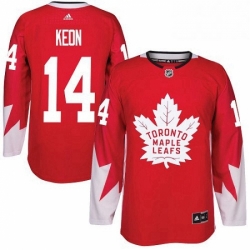 Mens Adidas Toronto Maple Leafs 14 Dave Keon Premier Red Alternate NHL Jersey  Mens Adidas Toronto Maple Leafs 14 Dave Keon Premier Red Alternate NHL Jersey