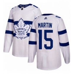 Mens Adidas Toronto Maple Leafs 15 Matt Martin Authentic White 2018 Stadium Series NHL Jersey  Mens Adidas Toronto Maple Leafs 15 Matt Martin Authentic White 2018 Stadium Series NHL Jersey