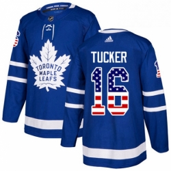 Mens Adidas Toronto Maple Leafs 16 Darcy Tucker Authentic Royal Blue USA Flag Fashion NHL Jersey  Mens Adidas Toronto Maple Leafs 16 Darcy Tucker Authentic Royal Blue USA Flag Fashion NHL Jersey