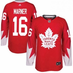 Mens Adidas Toronto Maple Leafs 16 Mitchell Marner Authentic Red Alternate NHL Jersey  Mens Adidas Toronto Maple Leafs 16 Mitchell Marner Authentic Red Alternate NHL Jersey