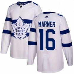 Mens Adidas Toronto Maple Leafs 16 Mitchell Marner Authentic White 2018 Stadium Series NHL Jersey  Mens Adidas Toronto Maple Leafs 16 Mitchell Marner Authentic White 2018 Stadium Series NHL Jersey