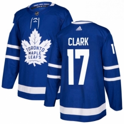 Mens Adidas Toronto Maple Leafs 17 Wendel Clark Premier Royal Blue Home NHL Jersey  Mens Adidas Toronto Maple Leafs 17 Wendel Clark Premier Royal Blue Home NHL Jersey