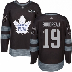 Mens Adidas Toronto Maple Leafs 19 Bruce Boudreau Authentic Black 1917 2017 100th Anniversary NHL Jersey  Mens Adidas Toronto Maple Leafs 19 Bruce Boudreau Authentic Black 1917 2017 100th Anniversary NHL Jersey