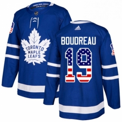 Mens Adidas Toronto Maple Leafs 19 Bruce Boudreau Authentic Royal Blue USA Flag Fashion NHL Jersey  Mens Adidas Toronto Maple Leafs 19 Bruce Boudreau Authentic Royal Blue USA Flag Fashion NHL Jersey