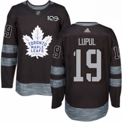 Mens Adidas Toronto Maple Leafs 19 Joffrey Lupul Authentic Black 1917 2017 100th Anniversary NHL Jersey  Mens Adidas Toronto Maple Leafs 19 Joffrey Lupul Authentic Black 1917 2017 100th Anniversary NHL Jersey