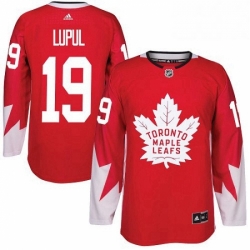 Mens Adidas Toronto Maple Leafs 19 Joffrey Lupul Premier Red Alternate NHL Jersey  Mens Adidas Toronto Maple Leafs 19 Joffrey Lupul Premier Red Alternate NHL Jersey