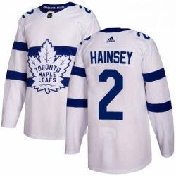 Mens Adidas Toronto Maple Leafs 2 Ron Hainsey Authentic White 2018 Stadium Series NHL Jersey  Mens Adidas Toronto Maple Leafs 2 Ron Hainsey Authentic White 2018 Stadium Series NHL Jersey