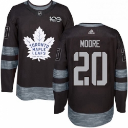 Mens Adidas Toronto Maple Leafs 20 Dominic Moore Authentic Black 1917 2017 100th Anniversary NHL Jersey  Mens Adidas Toronto Maple Leafs 20 Dominic Moore Authentic Black 1917 2017 100th Anniversary NHL Jersey