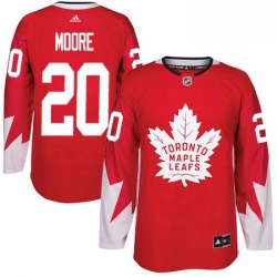 Mens Adidas Toronto Maple Leafs 20 Dominic Moore Authentic Red Alternate NHL Jersey  Mens Adidas Toronto Maple Leafs 20 Dominic Moore Authentic Red Alternate NHL Jersey