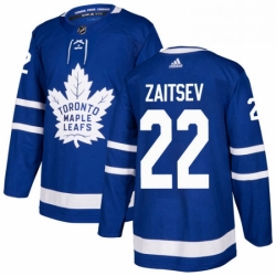 Mens Adidas Toronto Maple Leafs 22 Nikita Zaitsev Authentic Royal Blue Home NHL Jersey  Mens Adidas Toronto Maple Leafs 22 Nikita Zaitsev Authentic Royal Blue Home NHL Jersey