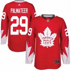 Mens Adidas Toronto Maple Leafs 29 Mike Palmateer Authentic Red Alternate NHL Jersey  Mens Adidas Toronto Maple Leafs 29 Mike Palmateer Authentic Red Alternate NHL Jersey