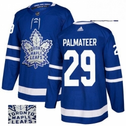 Mens Adidas Toronto Maple Leafs 29 Mike Palmateer Authentic Royal Blue Fashion Gold NHL Jersey  Mens Adidas Toronto Maple Leafs 29 Mike Palmateer Authentic Royal Blue Fashion Gold NHL Jersey