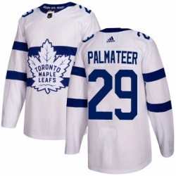 Mens Adidas Toronto Maple Leafs 29 Mike Palmateer Authentic White 2018 Stadium Series NHL Jersey  Mens Adidas Toronto Maple Leafs 29 Mike Palmateer Authentic White 2018 Stadium Series NHL Jersey