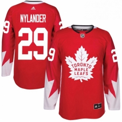 Mens Adidas Toronto Maple Leafs 29 William Nylander Authentic Red Alternate NHL Jersey  Mens Adidas Toronto Maple Leafs 29 William Nylander Authentic Red Alternate NHL Jersey