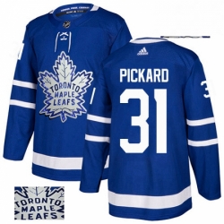Mens Adidas Toronto Maple Leafs 31 Calvin Pickard Authentic Royal Blue Fashion Gold NHL Jersey  Mens Adidas Toronto Maple Leafs 31 Calvin Pickard Authentic Royal Blue Fashion Gold NHL Jersey