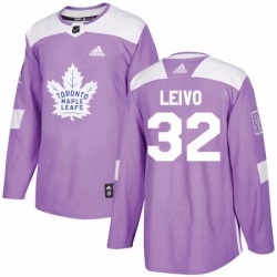 Mens Adidas Toronto Maple Leafs 32 Josh Leivo Authentic Purple Fights Cancer Practice NHL Jersey  Mens Adidas Toronto Maple Leafs 32 Josh Leivo Authentic Purple Fights Cancer Practice NHL Jersey
