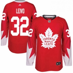 Mens Adidas Toronto Maple Leafs 32 Josh Leivo Authentic Red Alternate NHL Jersey  Mens Adidas Toronto Maple Leafs 32 Josh Leivo Authentic Red Alternate NHL Jersey