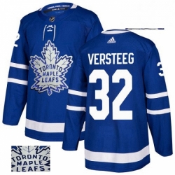 Mens Adidas Toronto Maple Leafs 32 Kris Versteeg Authentic Royal Blue Fashion Gold NHL Jersey  Mens Adidas Toronto Maple Leafs 32 Kris Versteeg Authentic Royal Blue Fashion Gold NHL Jersey