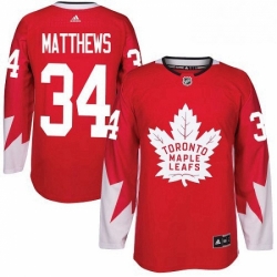 Mens Adidas Toronto Maple Leafs 34 Auston Matthews Authentic Red Alternate NHL Jersey  Mens Adidas Toronto Maple Leafs 34 Auston Matthews Authentic Red Alternate NHL Jersey