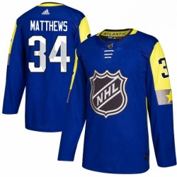 Mens Adidas Toronto Maple Leafs 34 Auston Matthews Authentic Royal Blue 2018 All Star Atlantic Division NHL Jersey  Mens Adidas Toronto Maple Leafs 34 Auston Matthews Authentic Royal Blue 2018 All Star Atlantic Division NHL Jersey